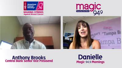 Danielle chats with Anthony Brooks about this year's virtual Making Strides Against Breast Cancer