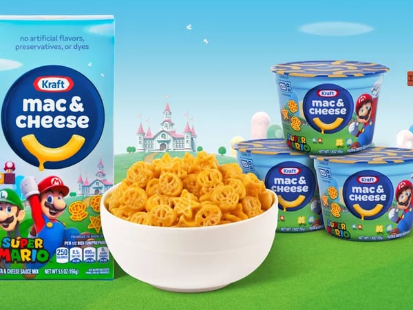 Kraft Mac & Cheese release collaboration with Super Mario 