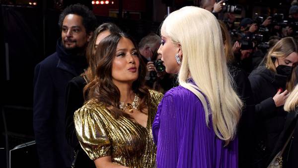 Lady Gaga says in deleted scene, her and Salma Hayek's 'House of Gucci' characters "developed a sexual relationship"
