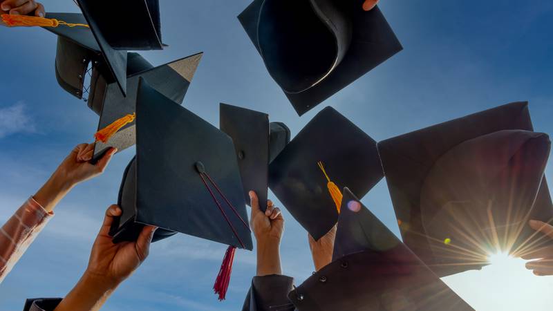 During a historic ceremony at a middle school Wednesday morning in Needham, Massachusetts, nearly two dozen sets of twins were among the graduating class.