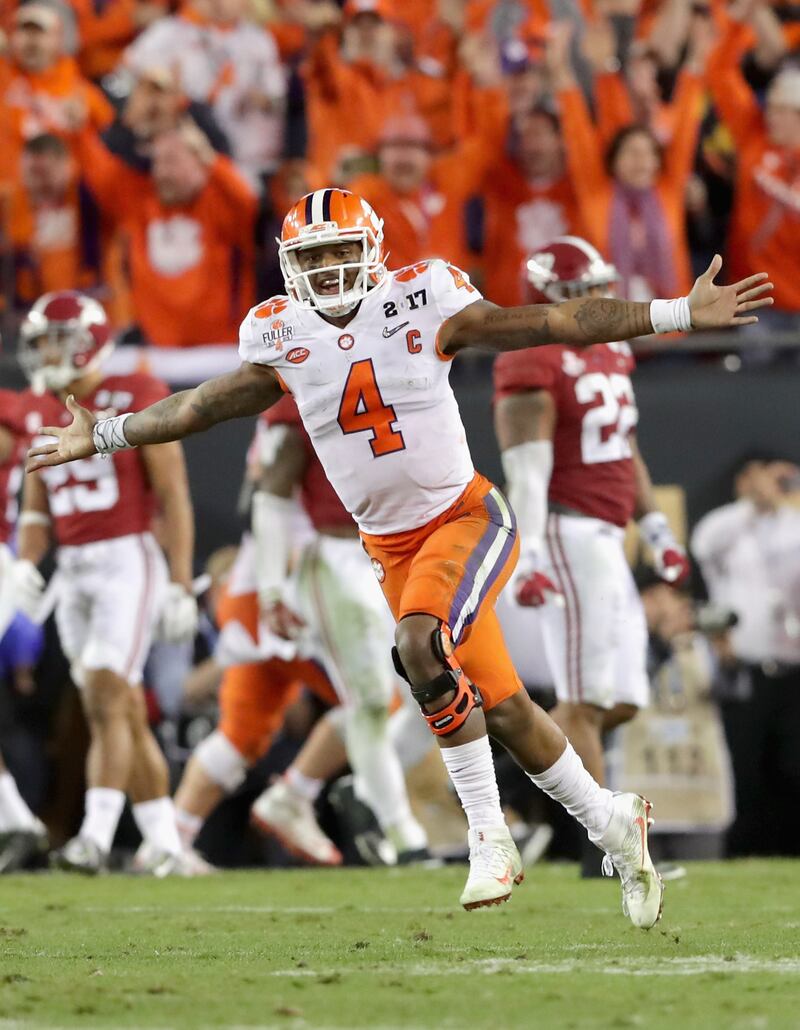 2017 CFP National Championship Clemson Tigers Alabama Crimson Tide