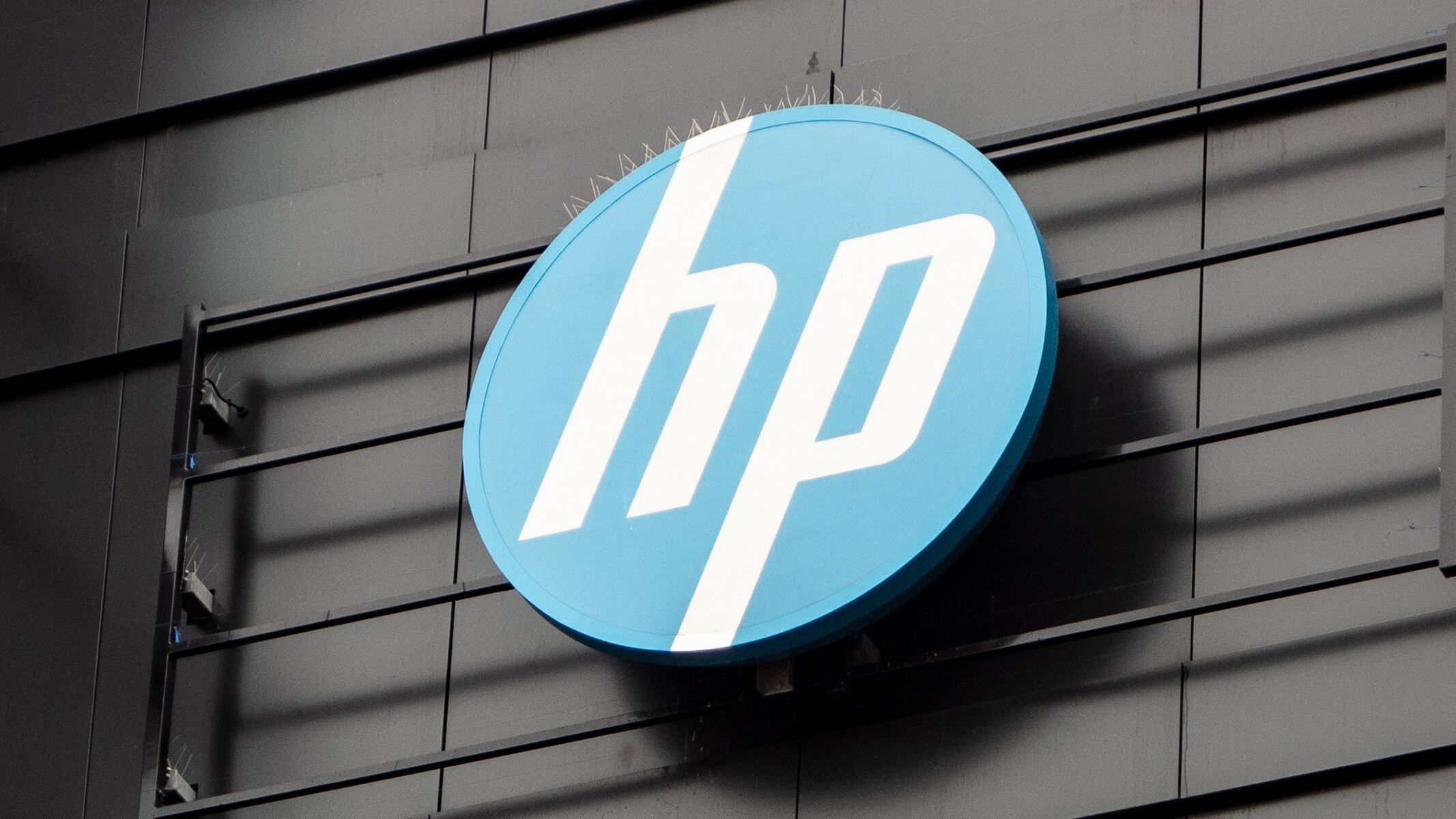 The logo of Hewlett-Packard