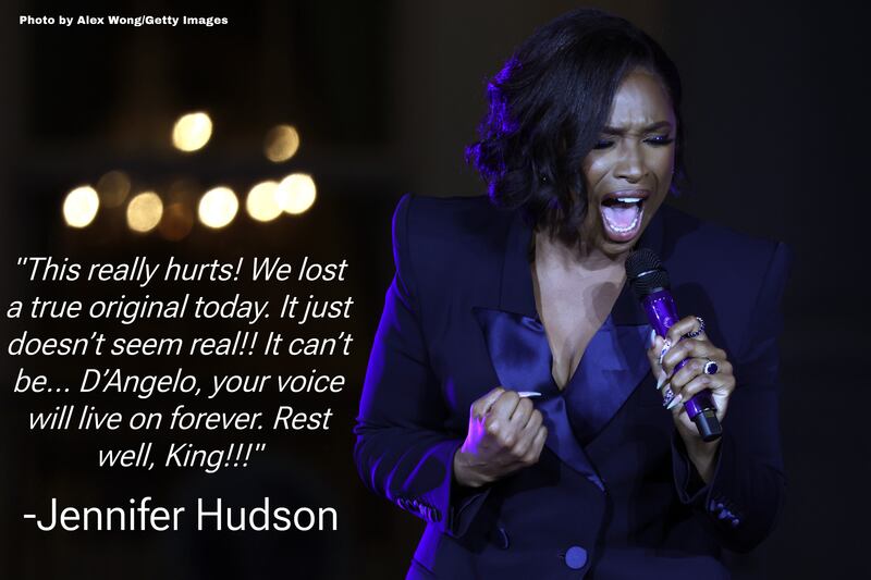 Celebrities Pay Tribute to D'Angelo