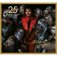 Released in December 1982, "Thriller" was the top-selling album of all-time, with worldwide sales of more than 104 million. It was also the first album to feature seven top-10 Billboard singles. To commemorate the 25th anniversary, Michael Jackson put out a double disc re-issue complete with several new remixes by A-list collaborators including Akon and Fergie.