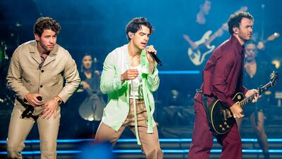 The Jonas Brothers returned to San Antonio on the 2023 Tour One Night Five Albums run, hitting the Frost Bank Center with special guest Lawrence. The big show, big lights, and happy crowd filled the arena, as the Jonas Brothers played all the hits, and more from five of their hit albums!